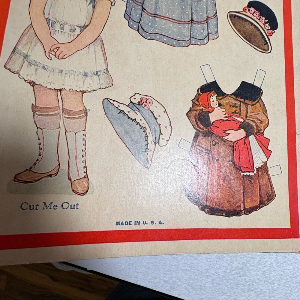 SAALFIELD DOLLIES TO PAINT CUT OUT & DRESS DOLL BOOK UNCUT - Picture 8 of 10